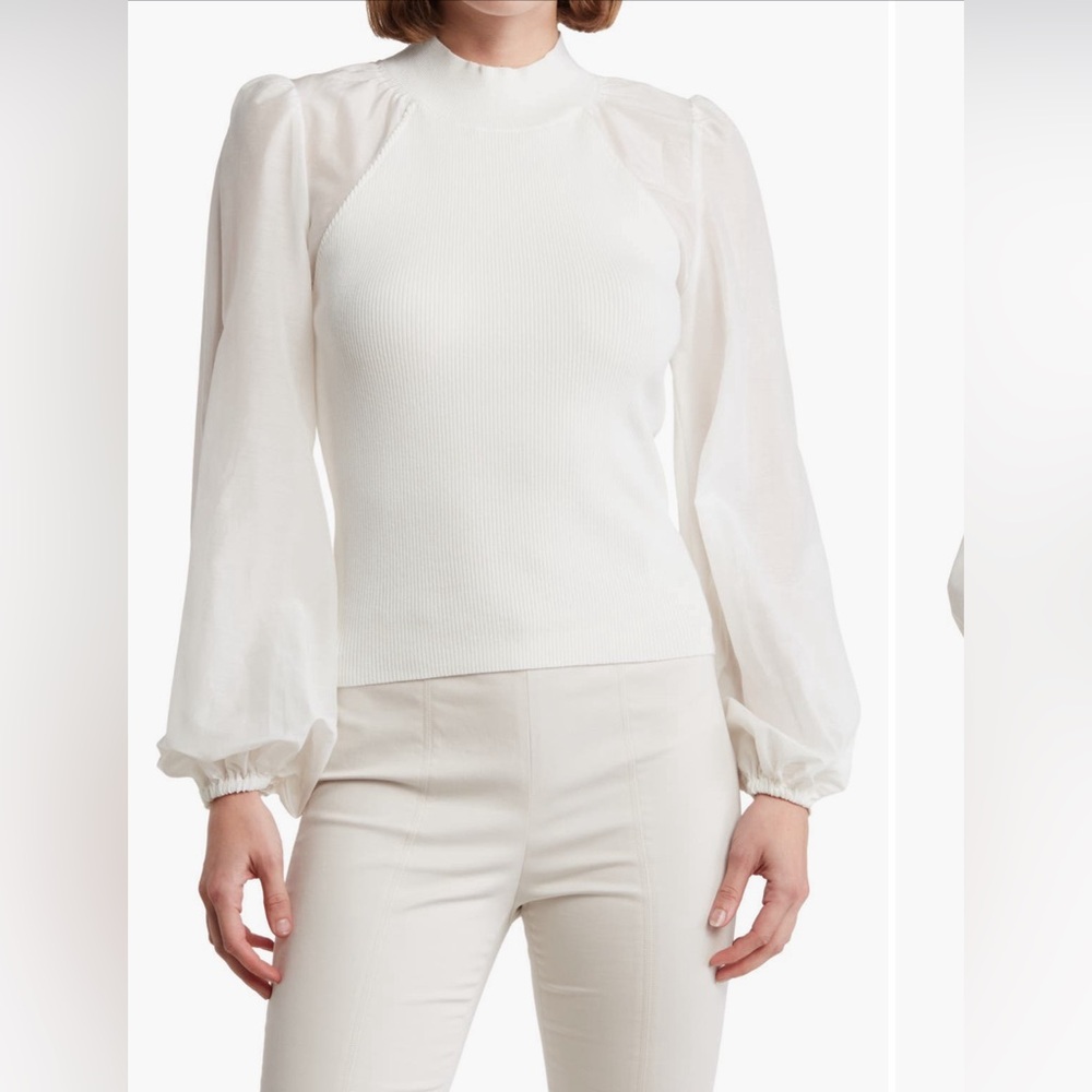 All Saints Cleo Cotton & Silk Top Size US 4 $219